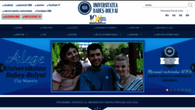 What Ubbcluj.ro website looked like in 2020 (3 years ago)