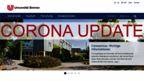 What Uni-bremen.de website looked like in 2020 (6 years ago)