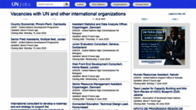 What Unjobs.org website looked like in 2020 (3 years ago)