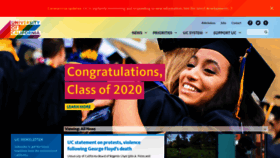 What Universityofcalifornia.edu website looked like in 2020 (3 years ago)