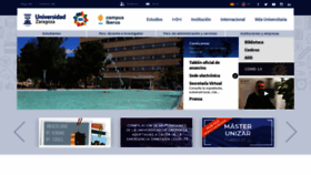 What Unizar.es website looked like in 2020 (3 years ago)