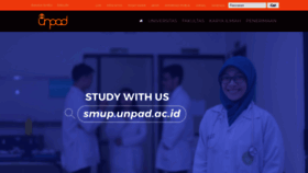 What Unpad.ac.id website looked like in 2020 (3 years ago)