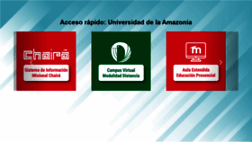 What Uniamazonia.edu.co website looked like in 2020 (3 years ago)