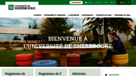 What Usherbrooke.ca website looked like in 2020 (3 years ago)