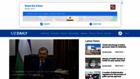 What Uzdaily.uz website looked like in 2020 (3 years ago)