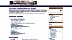 What Ugspace.ug.edu.gh website looked like in 2020 (3 years ago)