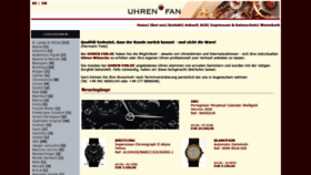 What Uhren-fan.de website looked like in 2020 (3 years ago)