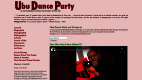What Ubudance.com website looked like in 2020 (3 years ago)