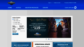 What Universalorlandovacations.com website looked like in 2020 (3 years ago)