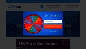 What Ukports.com website looked like in 2020 (3 years ago)
