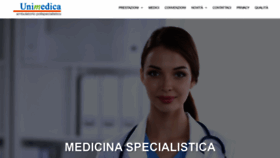What Unimedica.it website looked like in 2020 (3 years ago)