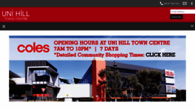 What Unihilltowncentre.com.au website looked like in 2020 (3 years ago)