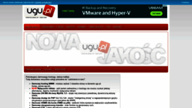What Ugu.pl website looked like in 2020 (3 years ago)