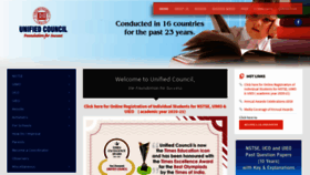 What Unifiedcouncil.com website looked like in 2020 (3 years ago)