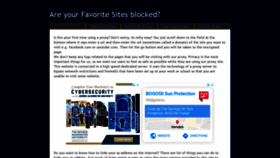 What Unblockthatsite.net website looked like in 2020 (3 years ago)