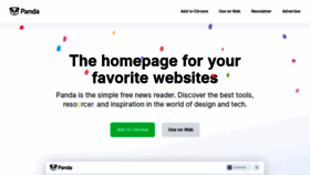 What Usepanda.com website looked like in 2020 (3 years ago)