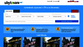 What Ubytovani.net website looked like in 2020 (3 years ago)