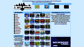 What Ugotgames.com website looked like in 2020 (3 years ago)