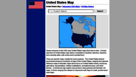 What United-states-map.com website looked like in 2020 (3 years ago)