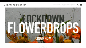 What Urbanflowercompany.co.uk website looked like in 2020 (3 years ago)