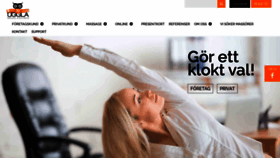 What Ugglapraktiken.se website looked like in 2020 (3 years ago)
