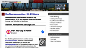 What Ueberfuehrungskennzeichen.net website looked like in 2020 (3 years ago)