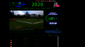 What Ufoworldcup.org website looked like in 2020 (5 years ago)