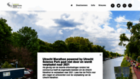 What Utrechtmarathon.com website looked like in 2020 (3 years ago)