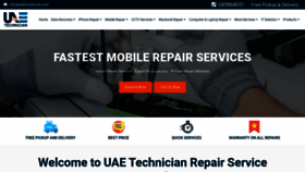 What Uaetechnician.com website looked like in 2020 (3 years ago)