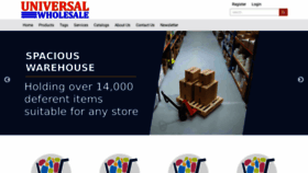 What Universalwholesaleonline.com website looked like in 2020 (3 years ago)