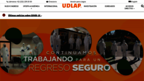 What Udlap.mx website looked like in 2020 (3 years ago)