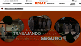 What Udlap.mx website looked like in 2020 (5 years ago)