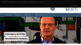 What Uni-ulm.de website looked like in 2020 (3 years ago)