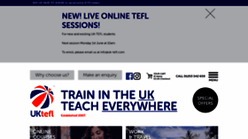 What Uk-tefl.com website looked like in 2020 (3 years ago)