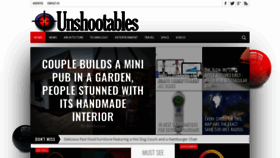 What Unshootables.com website looked like in 2020 (3 years ago)