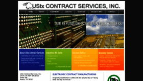 What Ustxcontractservices.com website looked like in 2020 (3 years ago)