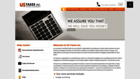 What Ustaxesinc.net website looked like in 2020 (3 years ago)