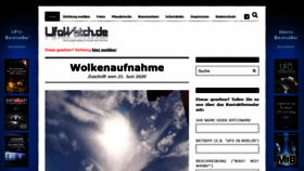 What Ufowatch.de website looked like in 2020 (3 years ago)