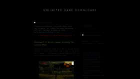 What Unlimited-gamedownloads.blogspot.com website looked like in 2020 (3 years ago)