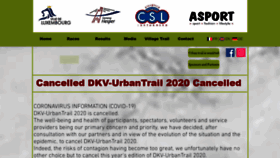 What Urbantrail.lu website looked like in 2020 (3 years ago)