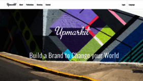 What Upmarkit.com website looked like in 2020 (3 years ago)