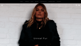 What Unrealfur.com website looked like in 2020 (3 years ago)