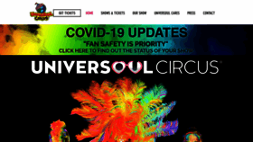 What Universoulcircus.com website looked like in 2020 (3 years ago)
