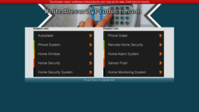 What Unitedsecurityproducts.com website looked like in 2020 (3 years ago)