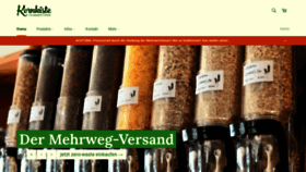 What Unverpackt-versand.de website looked like in 2020 (3 years ago)