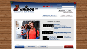 What Unidog.de website looked like in 2020 (5 years ago)