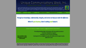 What Uniquecomm.net website looked like in 2020 (3 years ago)
