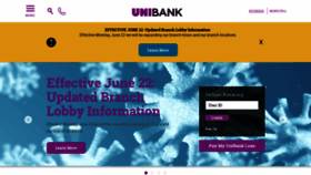 What Uninet.unibank.net website looked like in 2020 (3 years ago)