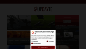 What Updayte.de website looked like in 2020 (3 years ago)
