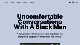 What Uncomfortableconvos.com website looked like in 2020 (3 years ago)